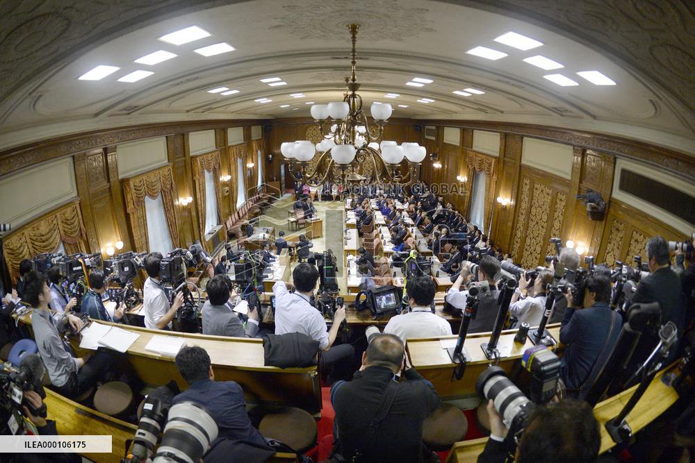 Head of scandal-hit school operator gives testimony before Diet