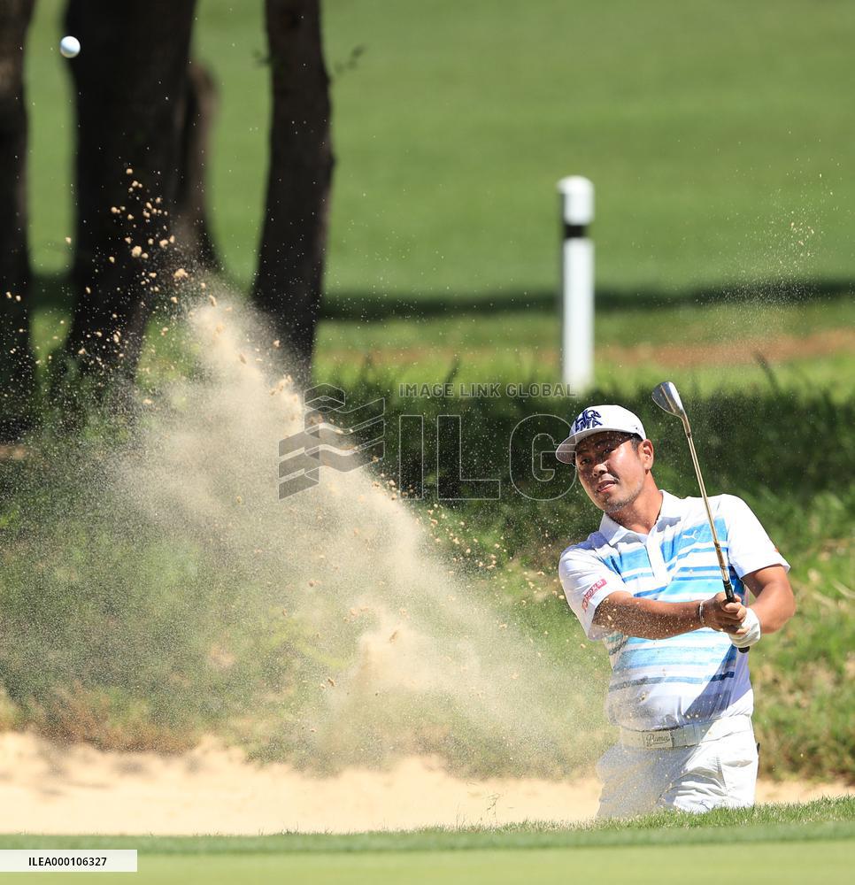 Golf: Tanihara defeats Fisher to reach Match Play semifinals