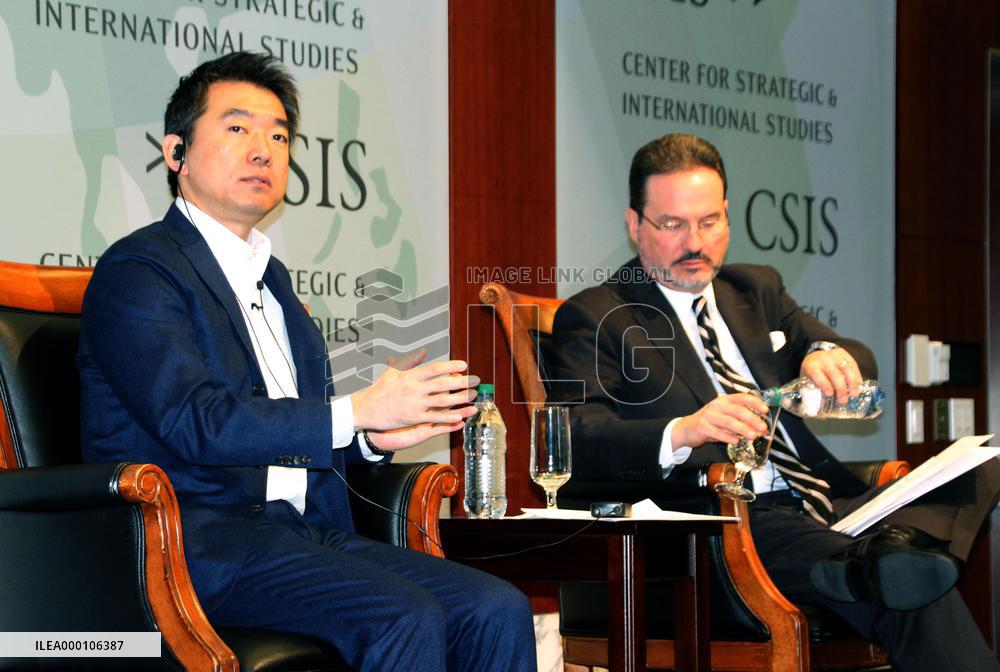 Japan opposition adviser seeks U.S. pressure on security perception