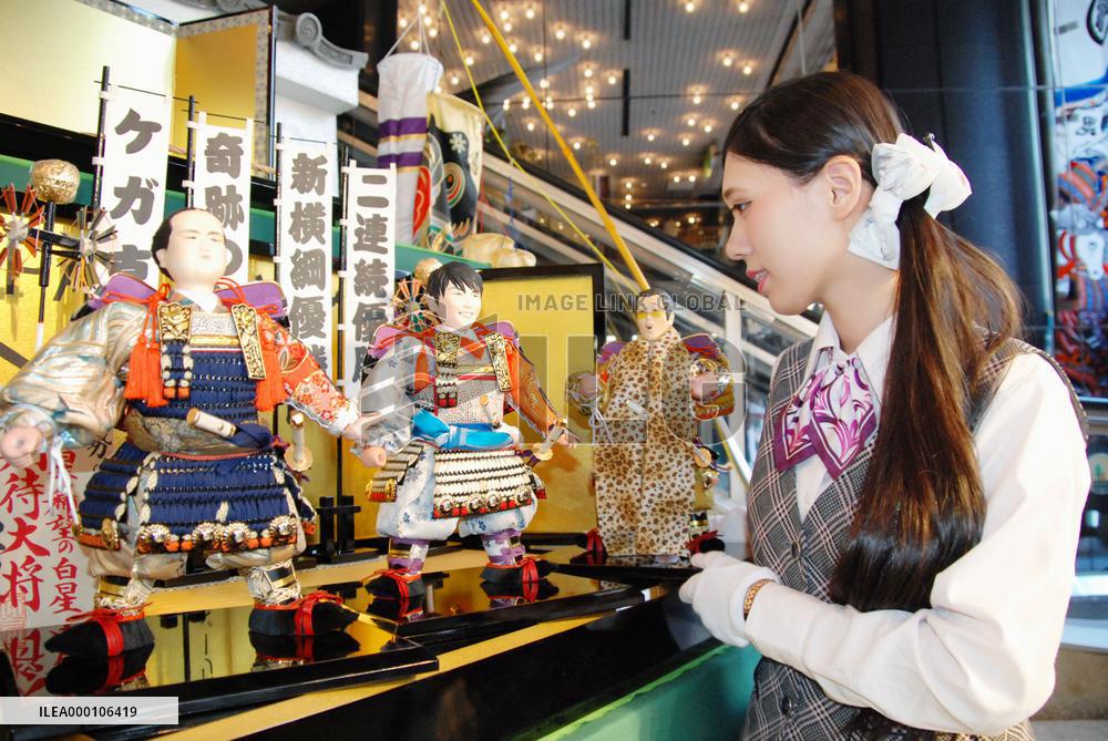 Japanese Boys' Festival dolls of promising persons unveiled