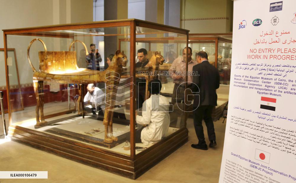 King Tutankhamun's burial goods to be transferred to new museum