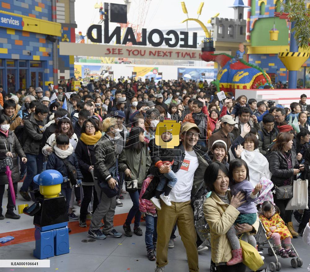 Japan's 1st outdoor Legoland park opens in Nagoya