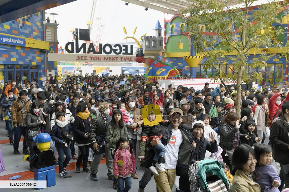 Japan's 1st outdoor Legoland park opens in Nagoya