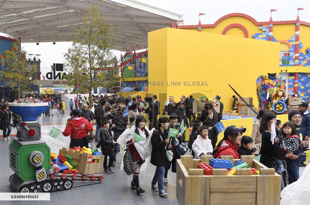 Japan's 1st outdoor Legoland park opens in Nagoya