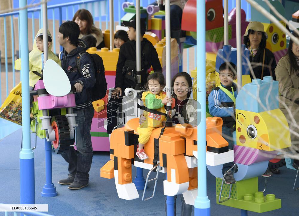 Japan's 1st outdoor Legoland park opens in Nagoya