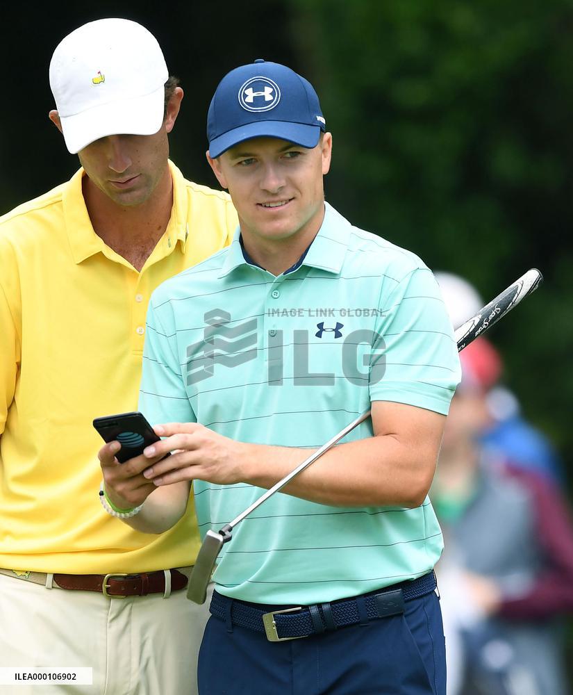 Golf: Spieth in Masters practice round