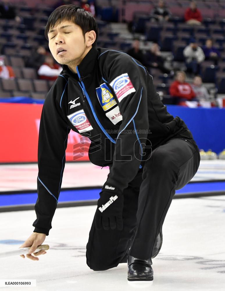 Japan loses to Switzerland in men's curling