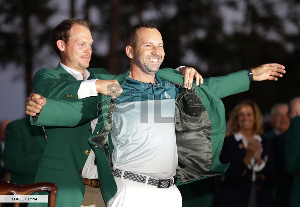 Golf: Garcia wins 1st major title at Masters