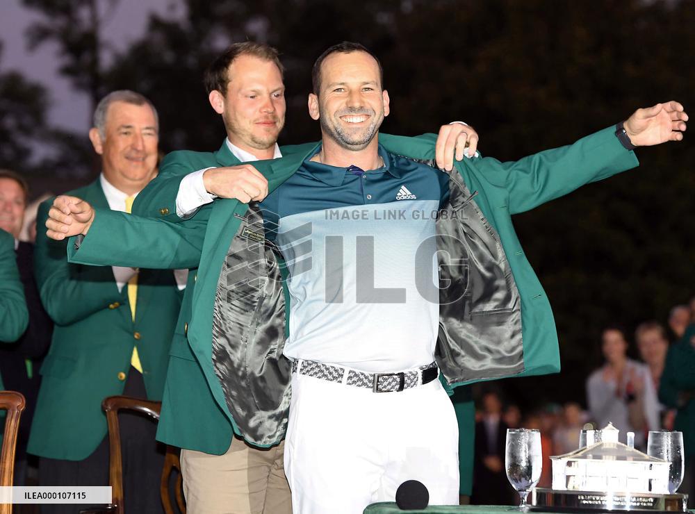 Golf: Garcia wins 1st major title at Masters