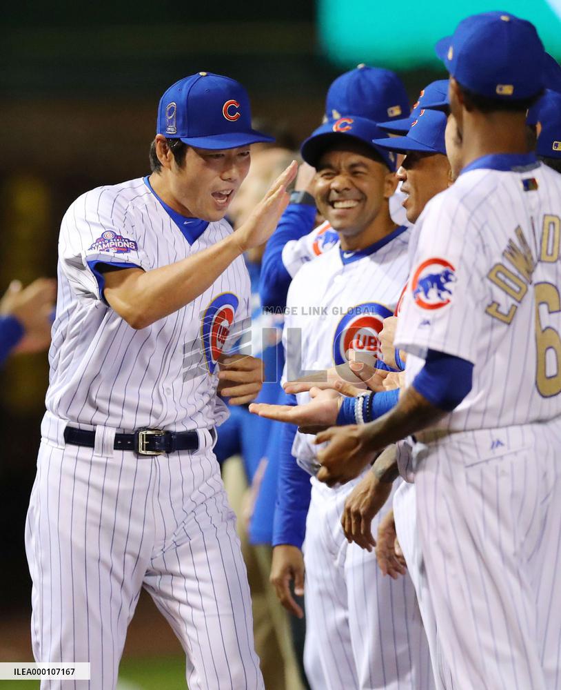 Baseball: Uehara at Cubs' season-opening ceremony
