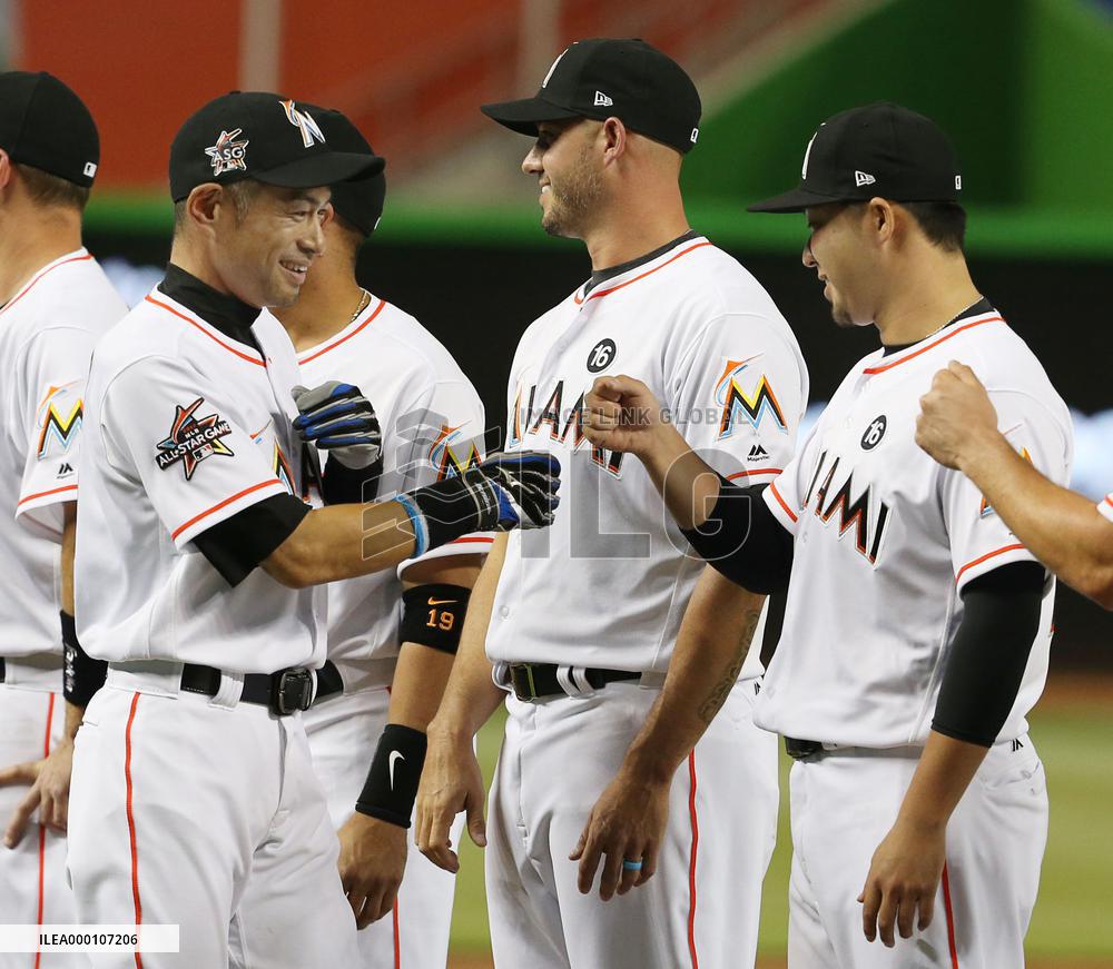Home opener ceremony for Miami Marlins