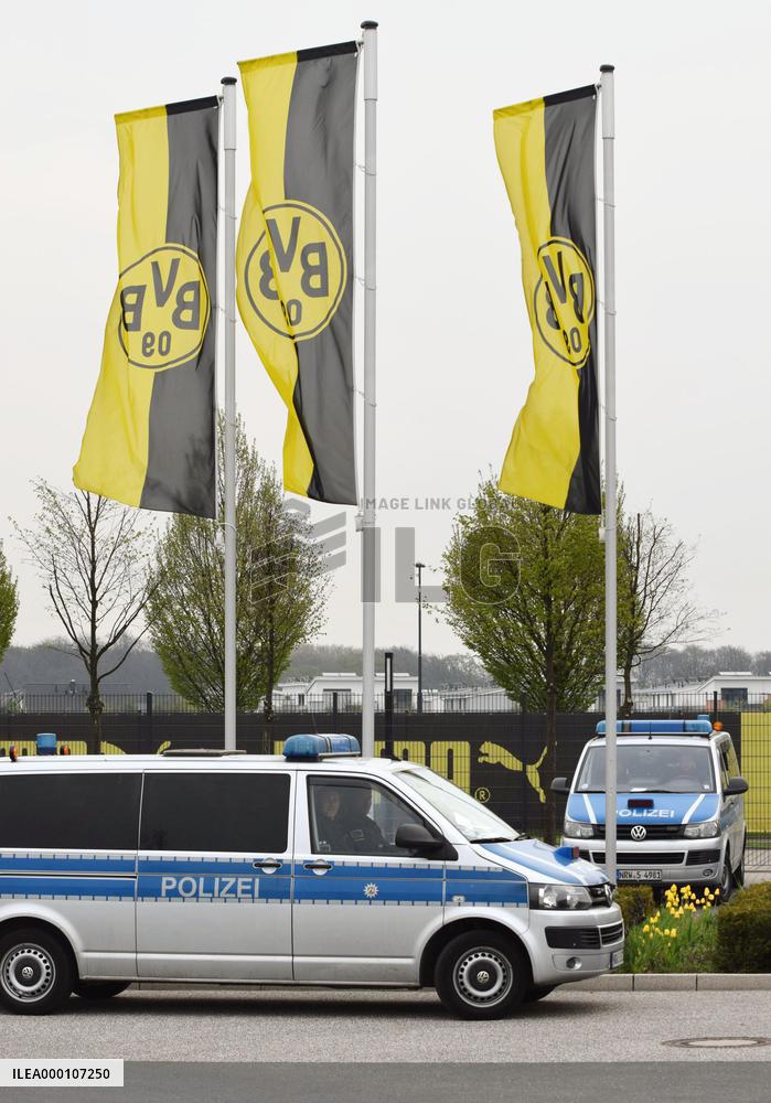 Day after Dortmund soccer team bus hit by explosions