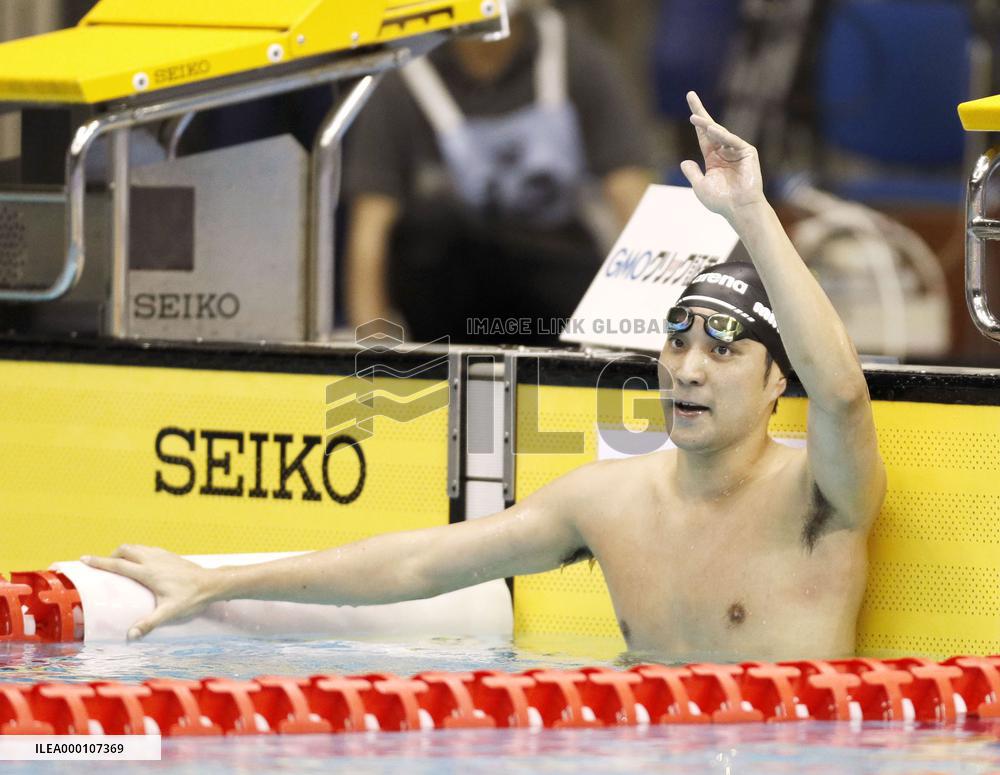 Swimming: Tateishi who will retire competes in national c'ships