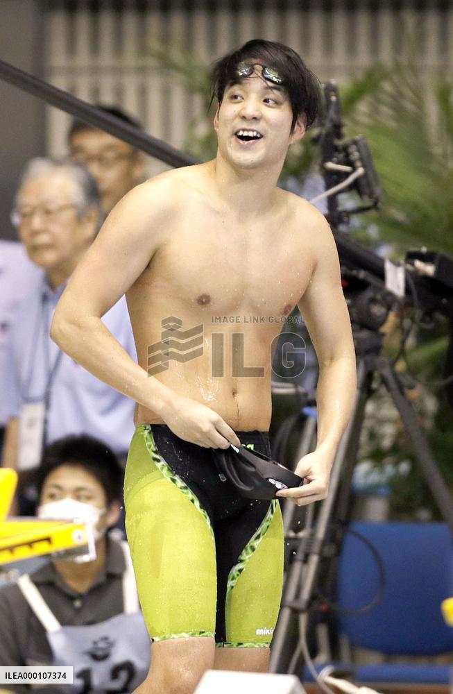 Swimming: Tateishi who will retire competes in national c'ships
