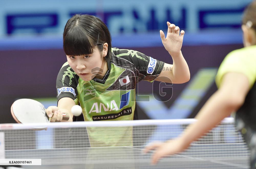 Table tennis: Hirano stuns China's best to win 1st Asian crown