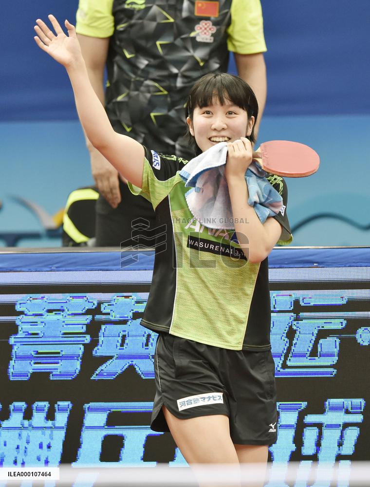Table tennis: Hirano stuns China's best to win 1st Asian crown