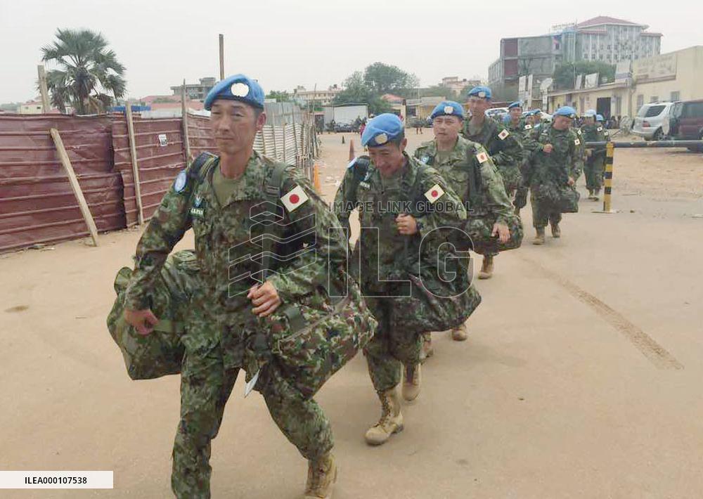 Japan's U.N. peacekeeping troops start leaving S. Sudan