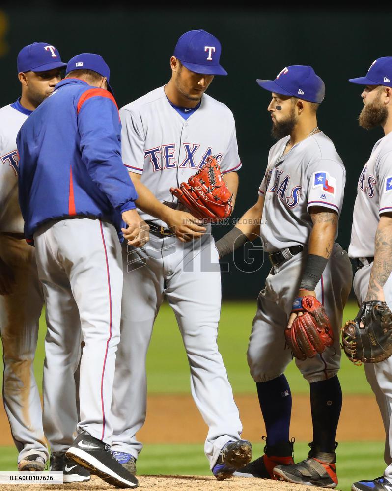 Baseball: Darvish takes loss as A's beat Rangers