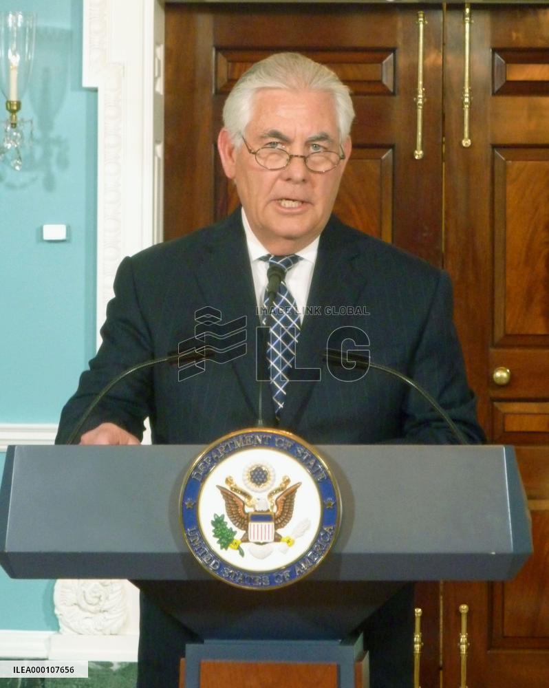 U.S. eying relisting N. Korea as terror sponsor: Tillerson