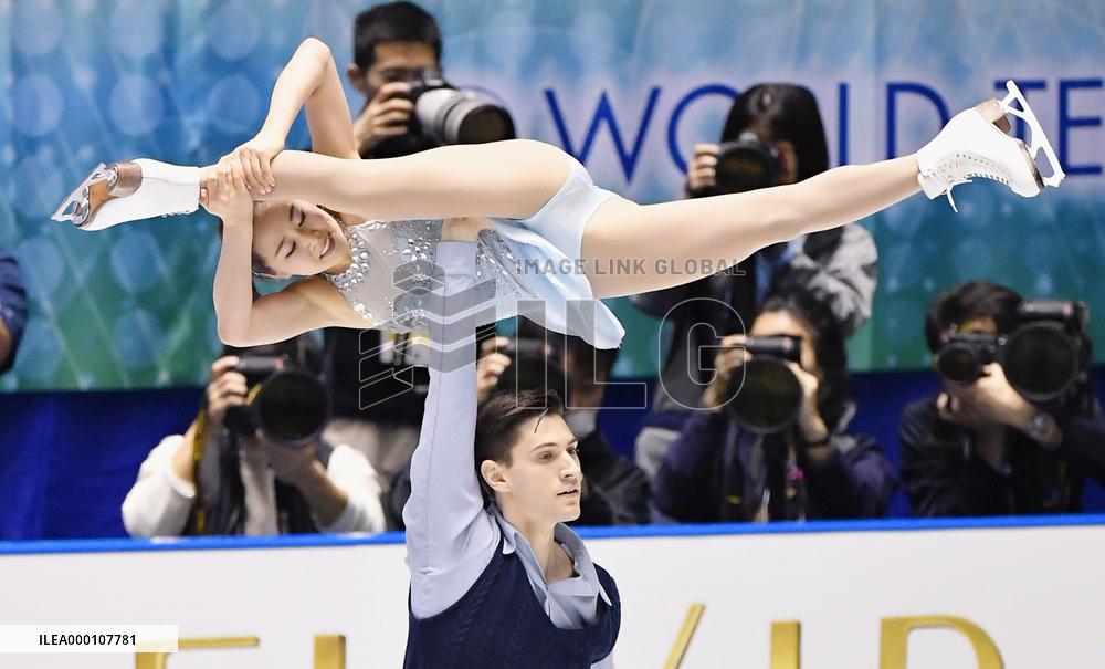 Sumire Suto, Francis Boudrewu-Audet perform at Team Trophy