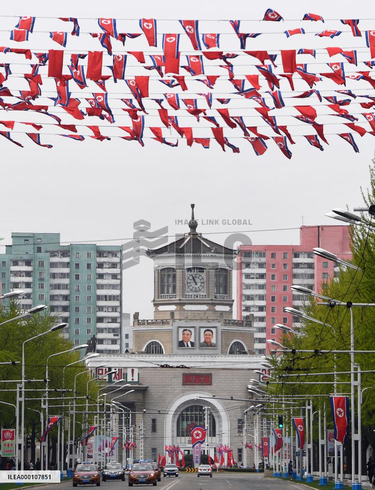 N. Korea's capital decorated ahead of army anniversary