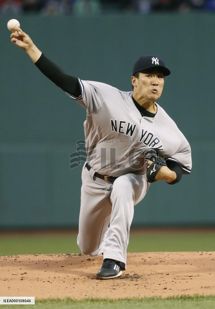 Baseball: Tanaka throws shutout as Yankees beat Red Sox