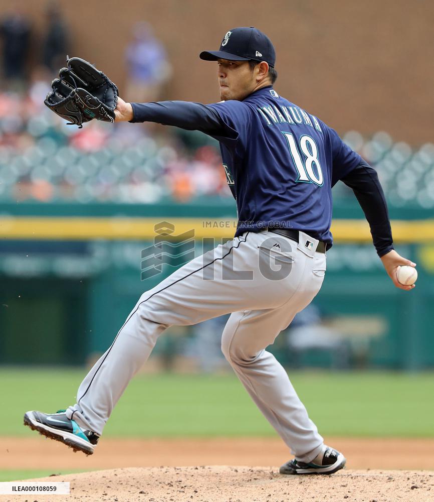 Baseball: Iwakuma gets no-decision in Mariners' win
