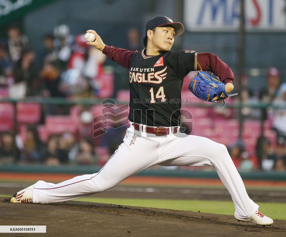 Rakuten's Norimoto throws shutout