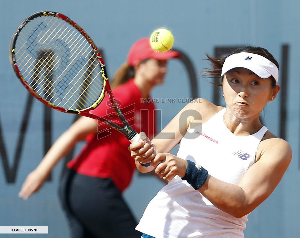 Tennis: Japan's Doi crashes out of Madrid Open