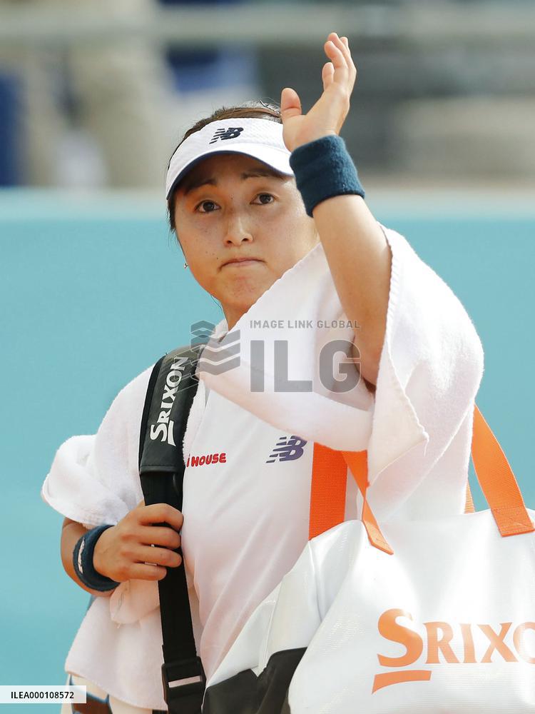 Tennis: Japan's Doi crashes out of Madrid Open