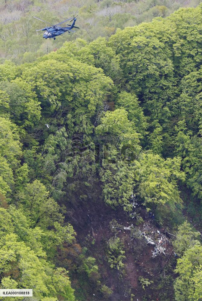 Wreckage of missing Japan SDF aircraft found on Hokkaido mountain