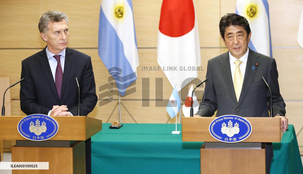 Japan, Argentina agree in principle on investment pact