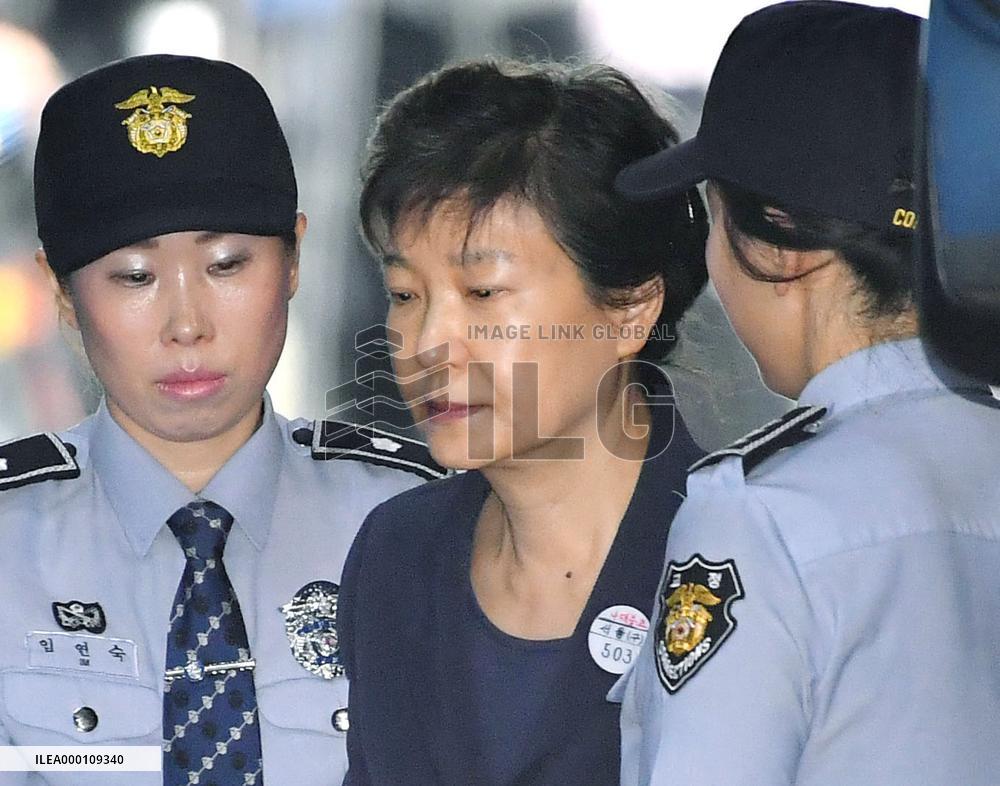 2nd hearing of ousted S. Korean president Park