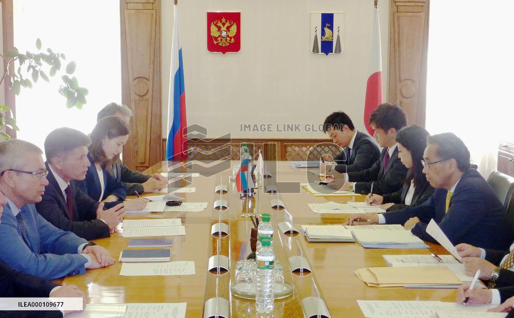 Japan, Russia to accelerate talks for joint work on disputed isles