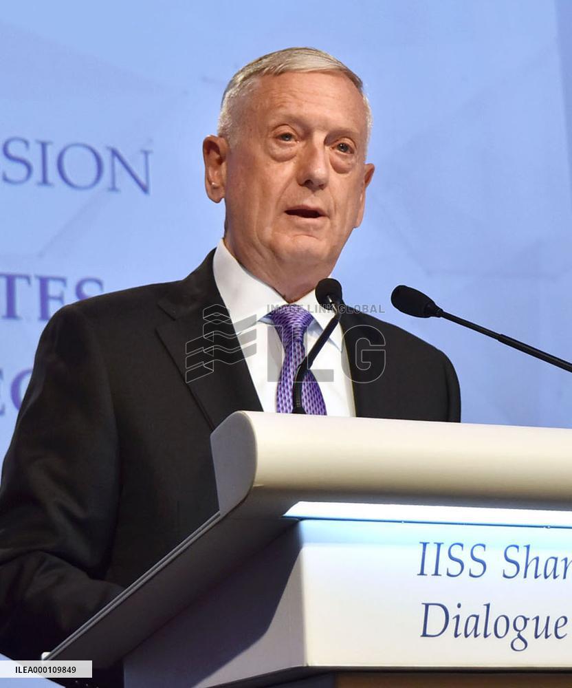Mattis vows U.S. role in Asia, more pressure on N. Korea