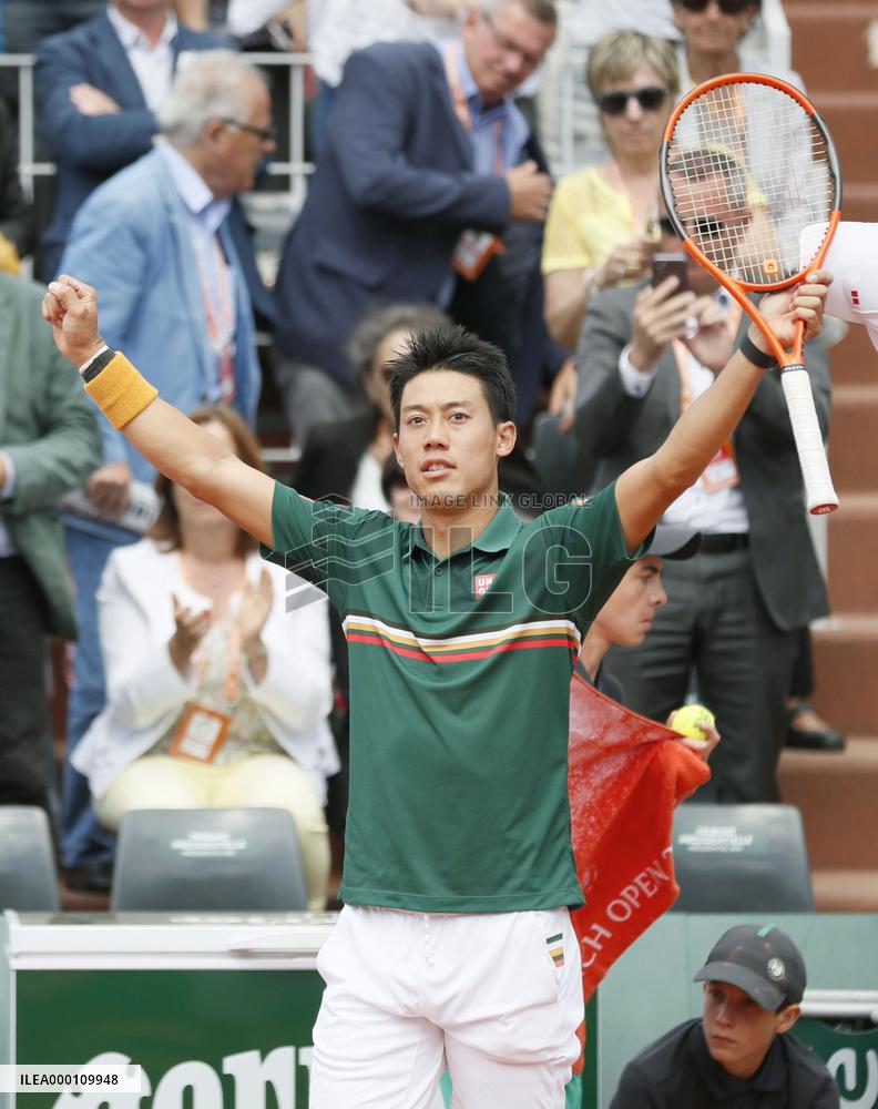 Nishikori beats Chung in French Open
