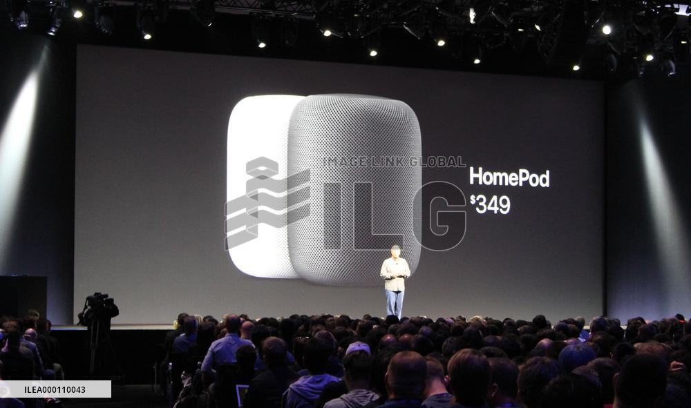 Apple unveils HomePod speaker