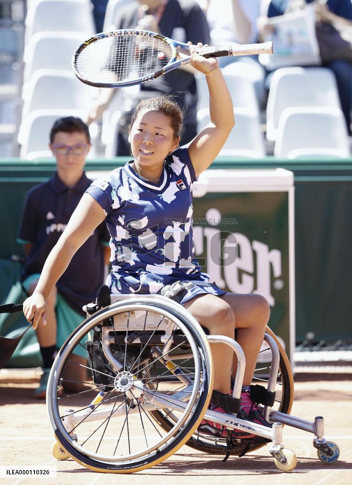 Tennis: Kamiji wins 2nd French Open title