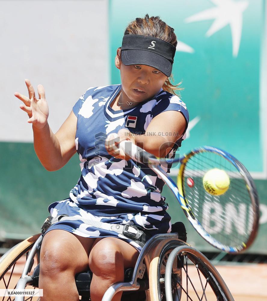 Tennis: Kamiji wins 2nd French Open title