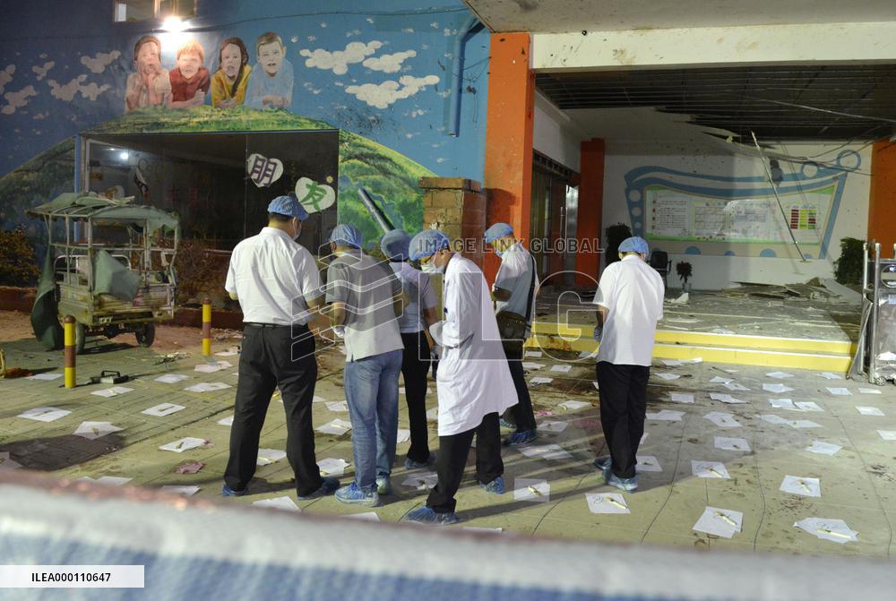 At least 8 killed in blast at kindergarten in eastern China