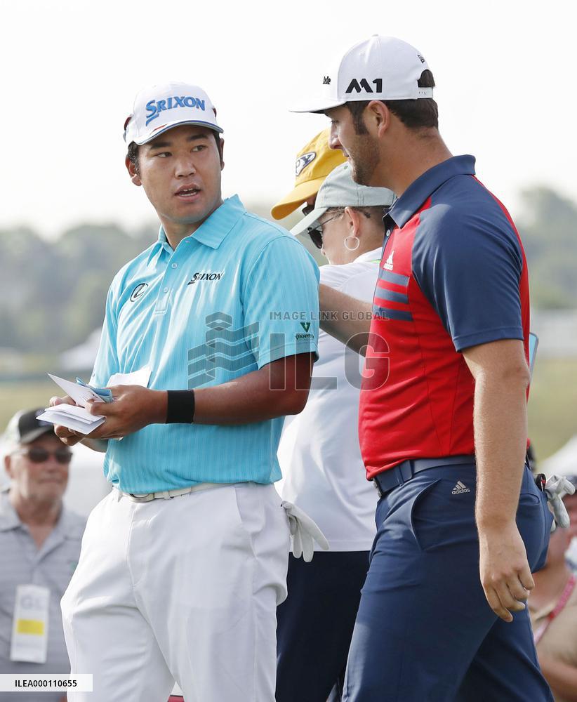 Golf: Matsuyama at U.S. Open 1st round