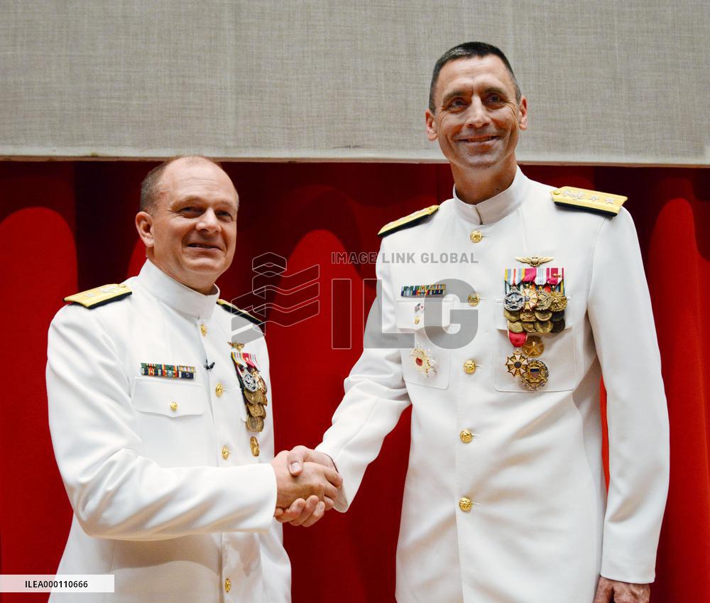Rear Admiral Fenton assumes top post of U.S. Naval Forces Japan