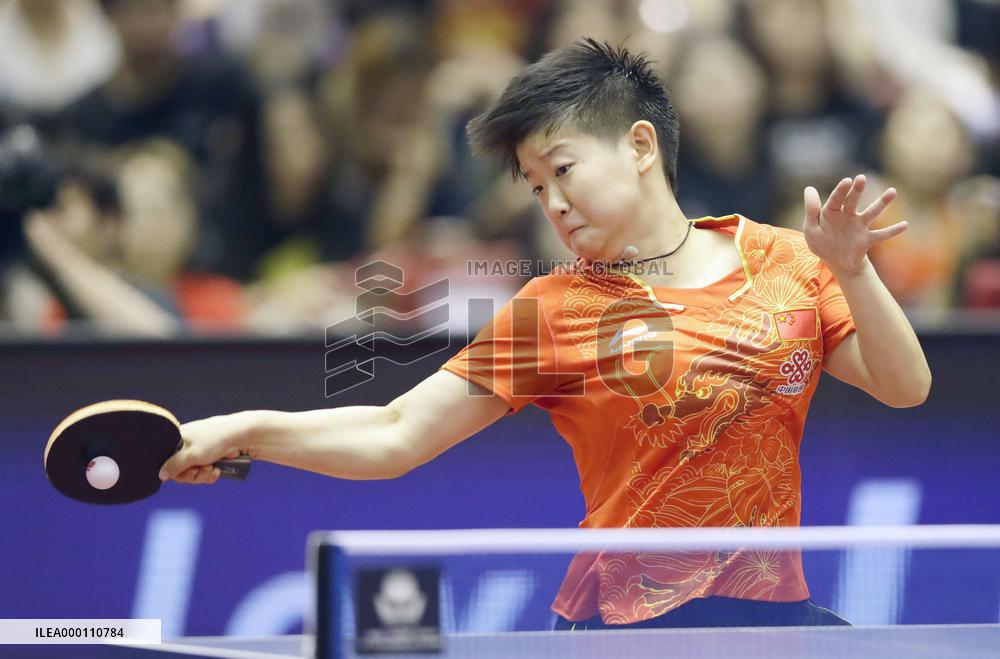 Table tennis: Sun wins women's title in World Tour debut