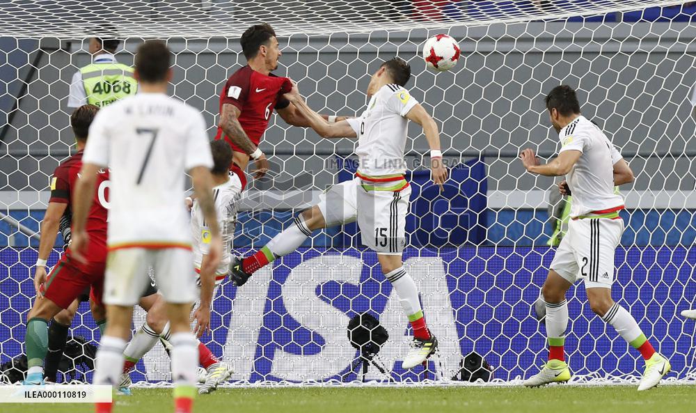 Soccer: Portugal, Mexico draw 2-2 in Confederations Cup