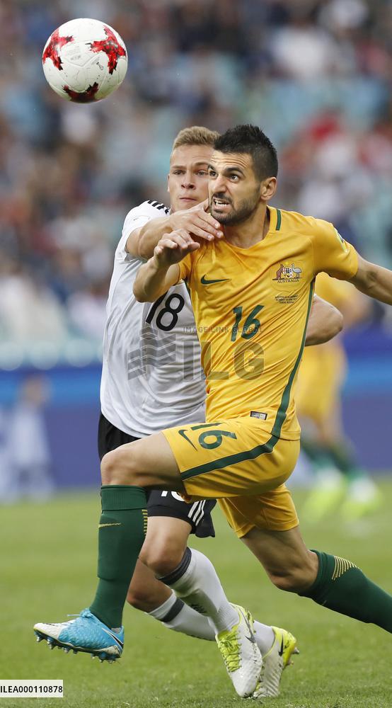Soccer: Germany edge Australia 3-2 in Confederations Cup