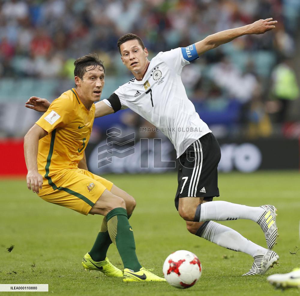 Soccer: Germany edge Australia 3-2 in Confederations Cup