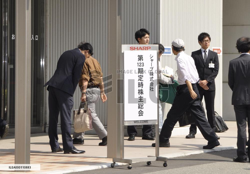 Sharp to file next week for return to First Section of Tokyo bourse