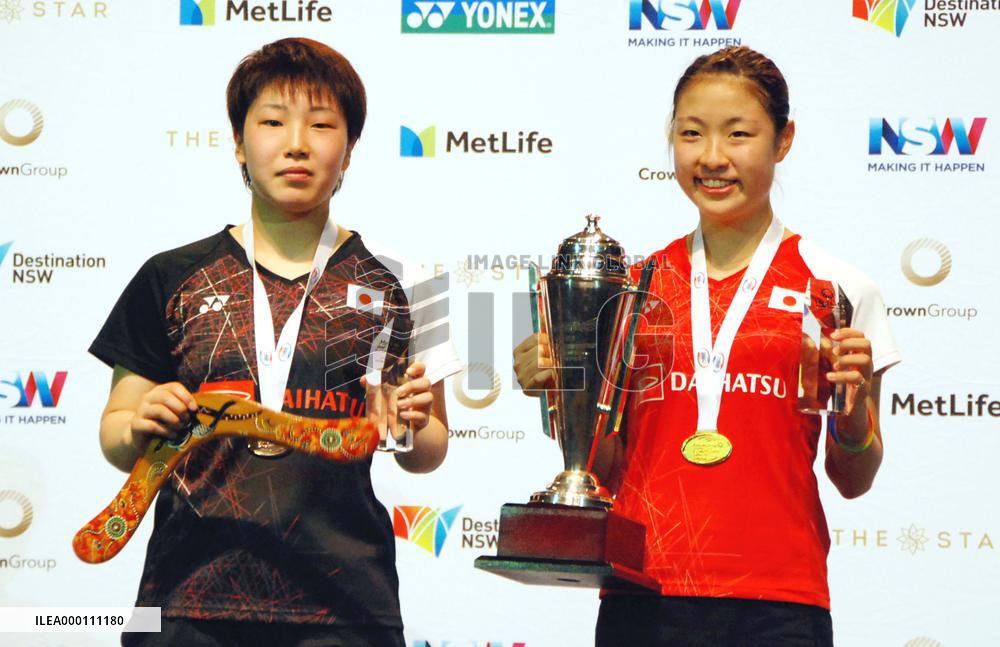 Badminton: Okuhara beats Yamaguchi to win Australian Open title