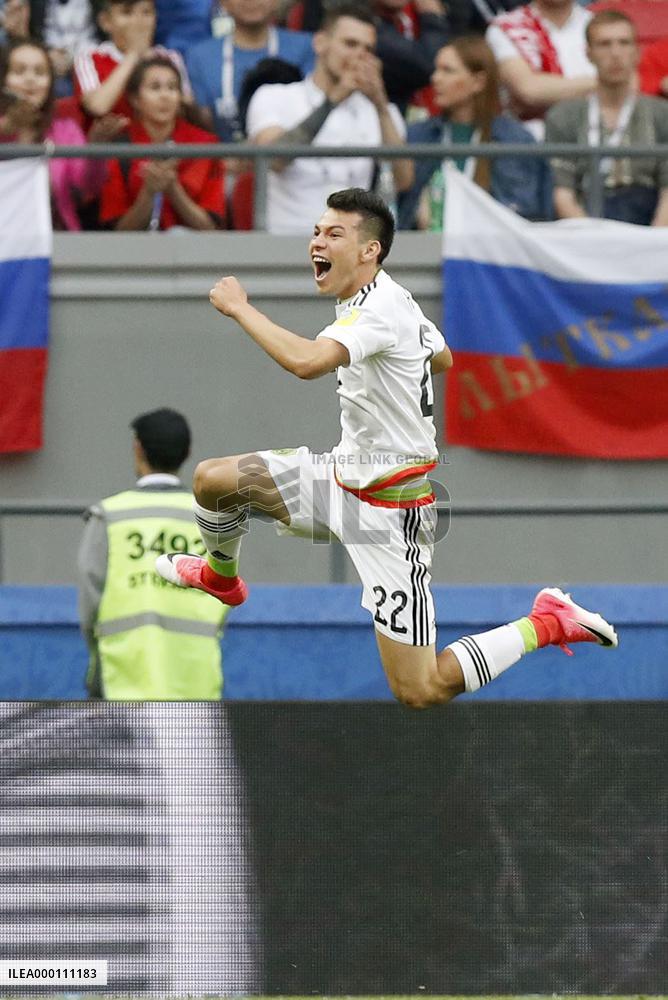 Mexico defeats Russia 2-1 in FIFA Confederations Cup