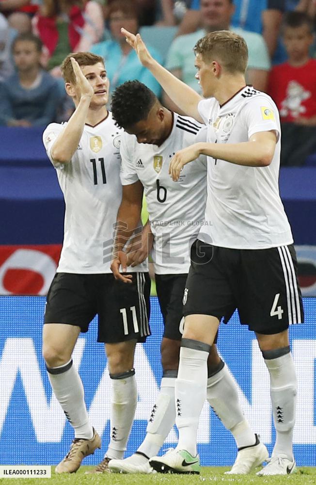 Soccer: Germany reach Confederations Cup semis